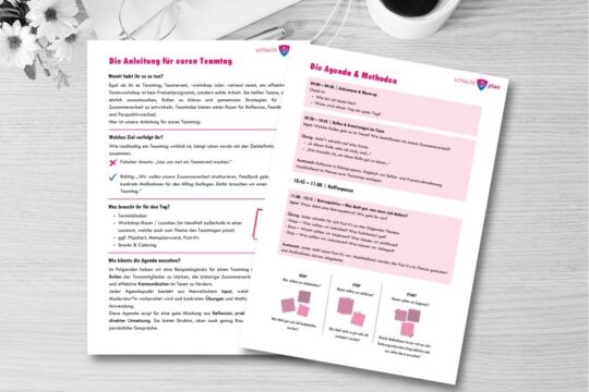 jetzt das Tool Anleitung für den Teamtag anfordern.